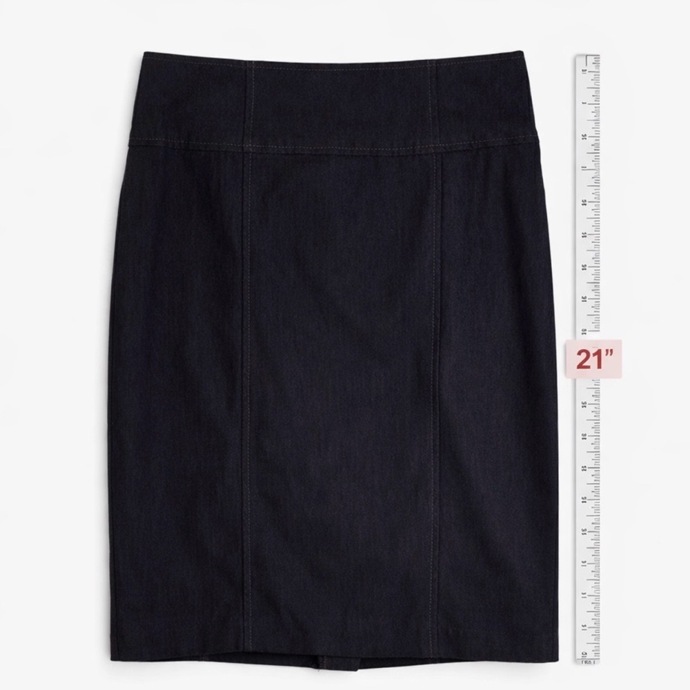 Forever 21 Women's Black Business Work Skirt High Waist Size Small